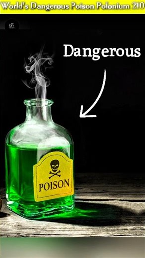World Dangerous Poison Polonium 210 #shorts