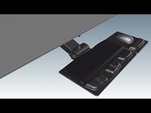 Fellowes 8035901 Professional Series Corner Executive Keyboard Tray