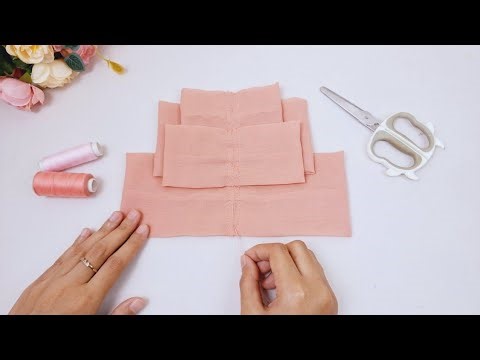 How to Craft Stunning Layered Hair Bows with Chiffon Fabric | Easy Stacked Hair Bow Making