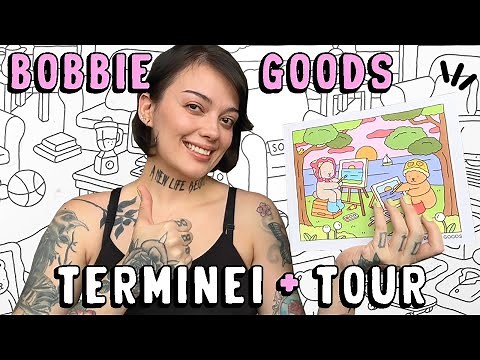 PAINTING THE LAST PAGE OF THE BOBBIE GOODS BOOK AND COMPLETE TOUR - DID MY PAINTED LITTLE BOOK LO...