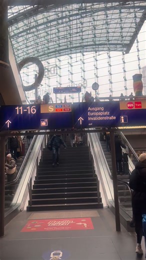 Berlin Hauptbahnhof #railwaystation #trainjourney #berlin #germany #travel | LondonErns