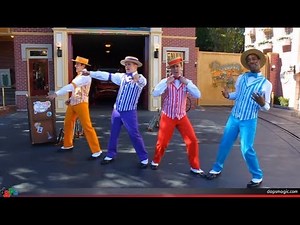 Dapper Dans Full Set With Boy Band Medley - Main Street Firehouse - Disneyland, USA