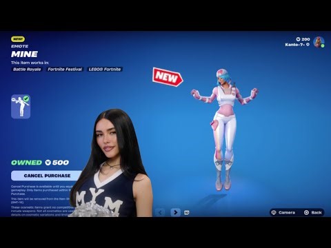 New "Mine" Emote (Madison Beer - Make you mine)