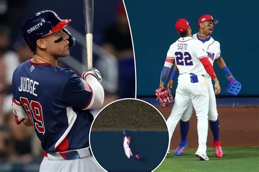 Aaron Judge has home run robbed by Julio Rodriguez two innings after making spectacular defensive play
