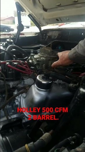 Holley Power Valve in Action! #ford #shorts #holleycarburetors