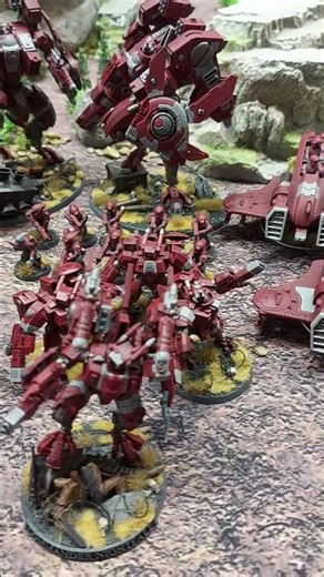 2000pts of Farsight T'au Empire Warhammer 40K Army
