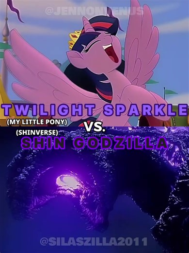 Twilight Sparkle vs. Shin Godzilla #shinverse #mylittlepony @JennOnVenus