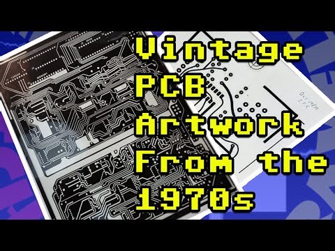 Vintage PCB Artwork From the 1970s
