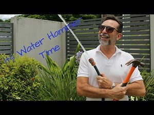 How To Fix Water Hammer Issues Quick And Easy.