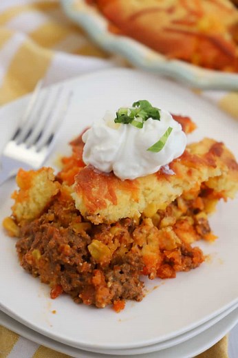 Easy Cornbread Taco Pie