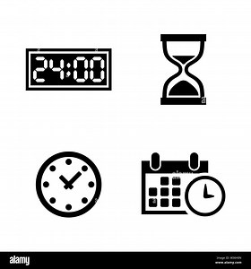 Time, Clock, Watch, Timer. Simple Related Vector Icons Set for Video, Mobile Apps, Web Sites, Print Projects and Your Design. Time, Clock, Watch, Time Stock Vector Image & Art - Alamy