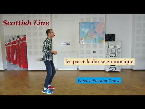 Scottish Line (détail des pas + danse musik folk) avec Patrice_Passion_Danse
