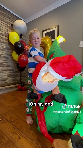 Unboxing a Hilarious Santa Pants Inflatable