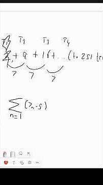 Sigma Notation | Gr.12 Math #grade12 #grade12math #grade12maths #sigmanotation #arithmeticseries