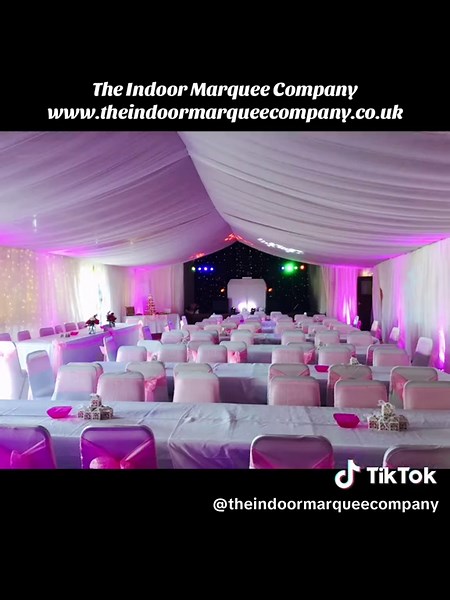 The Indoor Marquee Company for all your draping needs, we travel the U.K. turn your venue into a magical venue #wedding #weddingdecoration #parties #venuedecor #venuedecoration
