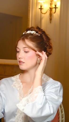 745K views · 214K reactions | Daphne Bridgerton updo for a masquerade...