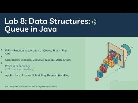 Data Structures Lab 8 | Implementing Queue (Enqueue & Dequeue)