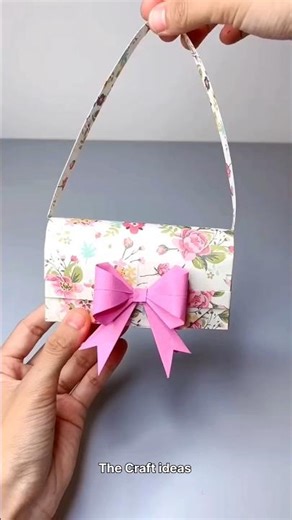 How to make purse with paper se purse kaise banate hain purse making at home with paper craft ideas