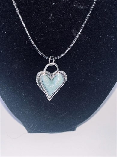 Turquoise Heart Pendant - Etsy
