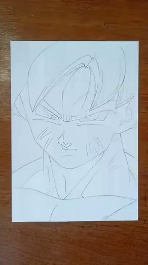 Drawing Goku Ultra Instinct | Dragon Ball Super Art