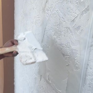 House exterior Muthal Rukmini wire, Texture design making ￼ | Om painting works