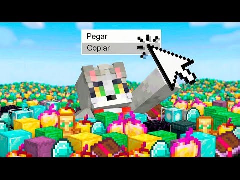 Hice Trampas con COPIAR y PEGAR en Minecraft 😂