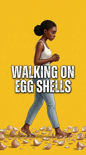 Walking On Egg Shells #ai #viral #aistoryteller | walking on egg shells
