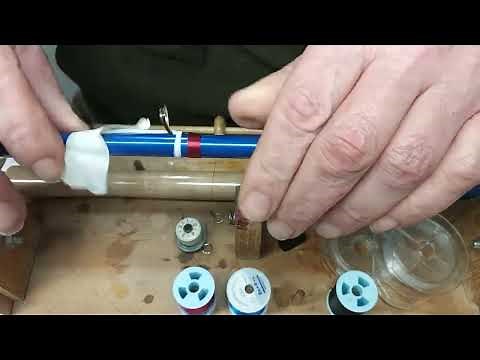 Bloke Fly Rods - Rod building - How to Wrap a Single Leg Guide