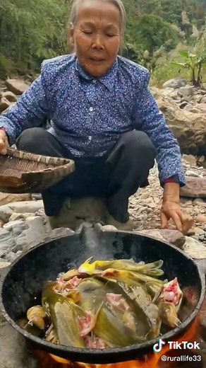 Chinese Village Cooking with Grandmother | Traditional Rural Life