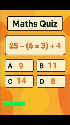 🔥 Brain-Twisting BODMAS Quiz | Test Your Speed & Accuracy! 🔥 #bodmas #maths #mathstricks #ytshorts