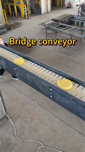 The bridge conveyor is in operation, and there are obstacles in the workshop that can be perfectly avoided#automation #Conveyor