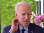 Joe Biden interrupted mid-speech by telephone call