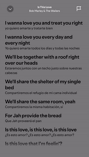 Is This Love- Bob Marley & The wailers #songlyrics #foryou #fyp #spotify #music #lyrics #parati #foryoupage