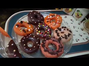 Yummy cake donuts 🍩 review of recipe (ruby ka kitchen)🥰