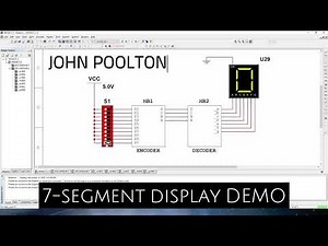 7-Segment Display DEMO MULTISIM
