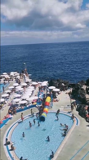 Lido Beach Complex in Funchal, Madeira Island ‪@MadeiraWebBeachesLive‬