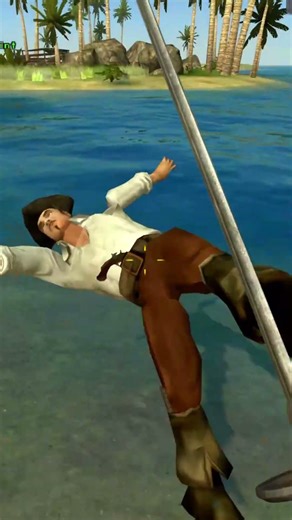 ☠️ Battlefield 2 Pirates 2 Sword & Gun hand to hand combat! #battlefield2 #pirates2