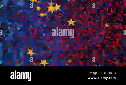 Particle clusters converging, drawing stylized DNA helix, shifting gradient to show molecular data. Abstract, cosmic, nebula, stars, dots, spectrum, spiral Stock Video Footage - Alamy