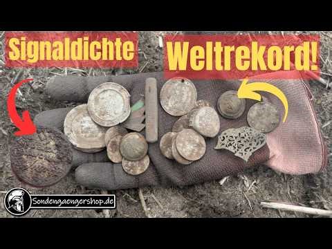 Metal detecting in the field of dreams, part 5! New world record for signal density?