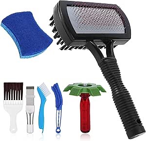 7 PCS Different Air Conditioner Fin Cleaner kit, Brush Condenser Ac Coil Cleaner Air Refrigerator Fin Cleaner Evaporator Radiator Repair Clean Tool