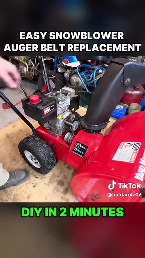 Easy Snowblower Auger Belt Replacement Guide