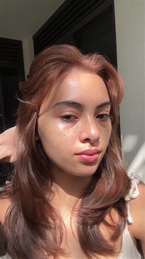 Dyed Hair with Kao Liese Bubble Hair Dye | Provence Rose / Rose Tea Brown