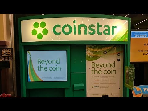 Using coinstar machine to change coins to notes guess how much I had in coins?