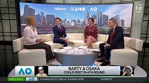 The potential 4th rounder we’re all looking forward to 😎 🇯🇵 Naomi Osaka 大坂なおみ vs. 🇦🇺 Ashleigh Barty Stream live → tnns.ch/app | Tennis Channel