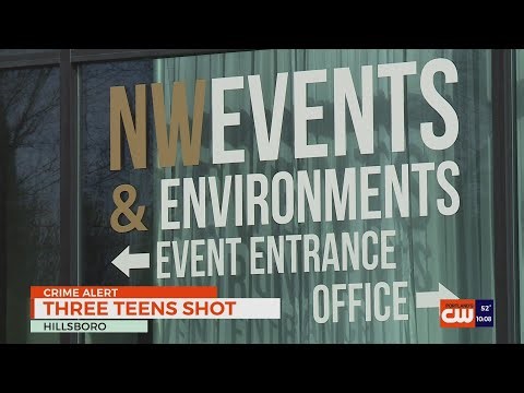 Three teens hospitalized after shooting at Hillsboro event center