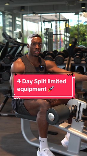 4 Day Split Dumbbells Workout Plan