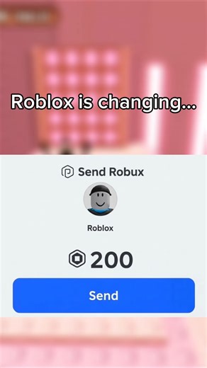 Roblox is changing transfers... 😔