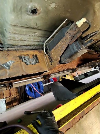 2012 sierra frame rail repair Pt 2🛻