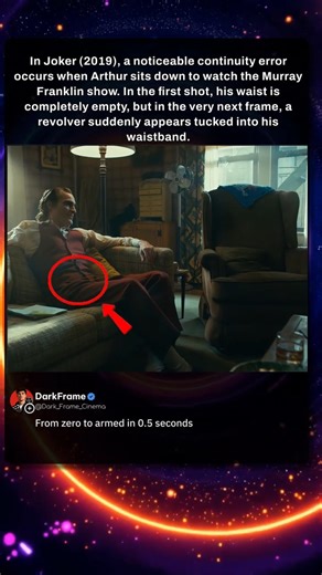 A continuity mistake in Joker #movie #blooper