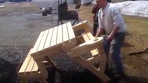 DIY Project: Folding Garden Bench ❗❗Download Free Plans❗❗ ➡➡ http://thewoodplans.net/benches | Woodworking Projects